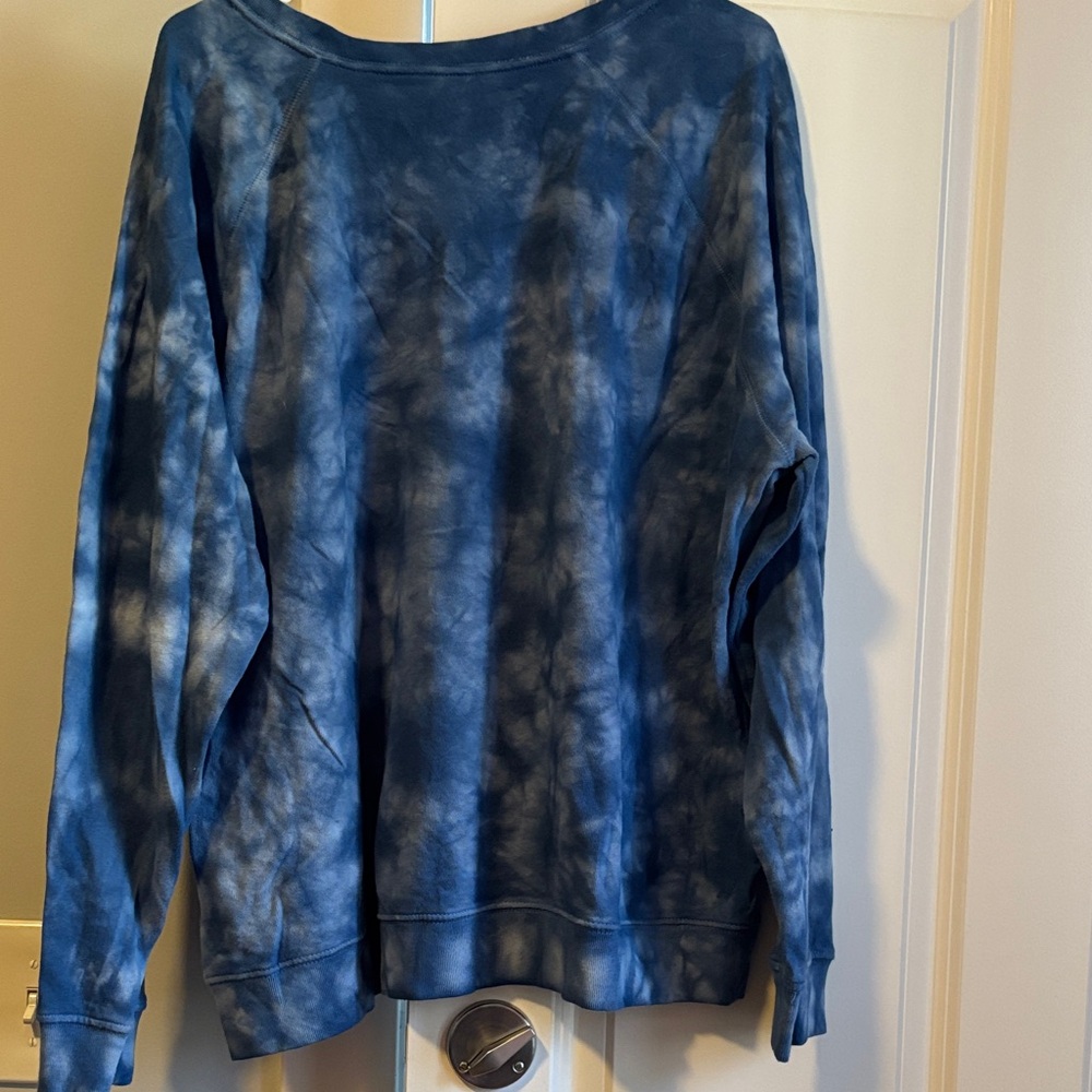 Old Navy Blue Tie-Dye Sweatshirt - Picture 2 of 3